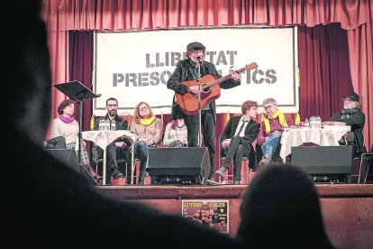 El cantautor Xavier Baró actuó en la Porcellada del año pasado.