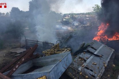 Sufoquen incendis a Bellpuig, Torà, Cervera, Camarasa i Agramunt