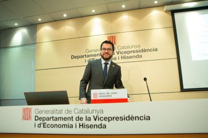 El vicepresident i conseller d'Economia, Pere Aragonès.