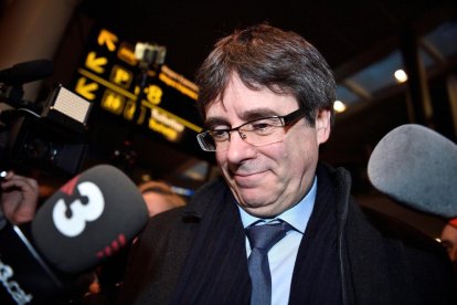 Carles Puigdemont a Brussel·les.