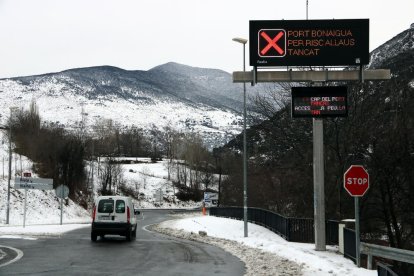 Imatge d'arxiu de l'accés al Port de la Bonaigua.