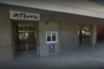 El local de Atento en Lleida, en el barrio de Pardinyes.