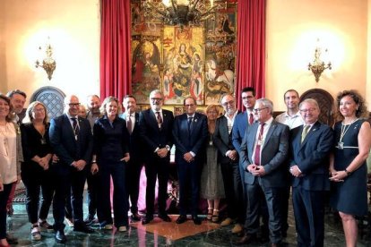 Visita institucional de Quim Torra a la Paeria.