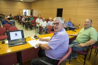 La comunidad de regantes celebró ayer en Tàrrega su junta general ordinaria. 