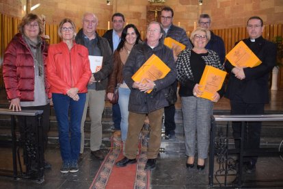 La firma para abordar las obras en el iglesia de Almenar.