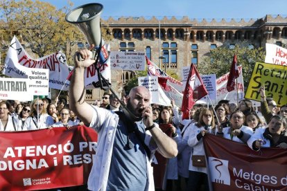 Un moment de la protesta.