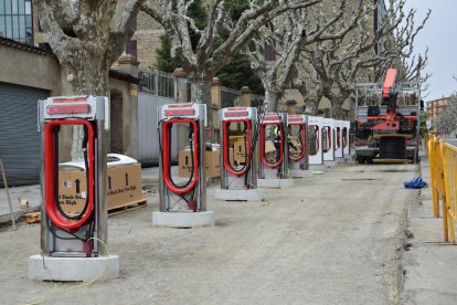 Els punts de recàrrega que s’han habilitat a la capital.