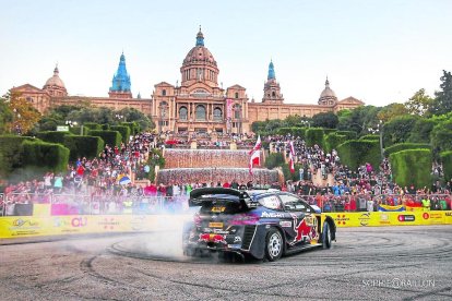 Ogier fue el más rápido en la superespecial de Barcelona.