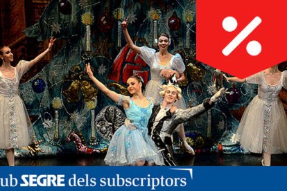 Una de les escenes de 'El Trencanous' amb el gran Ballet de Moscou.