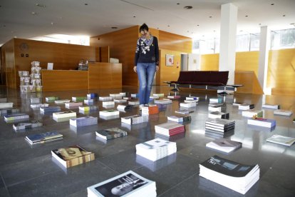 L’exposició de llibres del Col·legi d’Arquitectes estarà oberta fins divendres que ve.