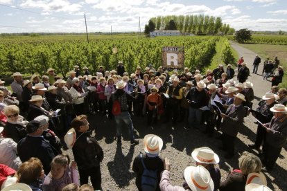 Cantaires participants l’any passat a la cita coral Lleida Canta, celebrada a l’Horta de Lleida.