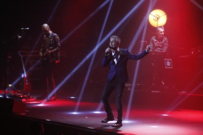 Un momento del concierto que ofreció el cantante Sergio Dalma el pasado marzo en la Llotja. 