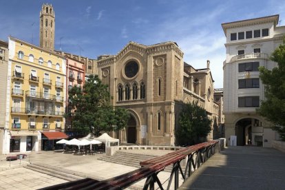 Imagen de archivo de la plaza Sant Joan de Lleida