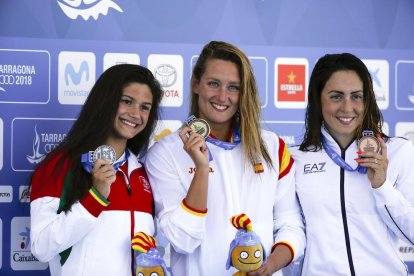 Mireia Belmonte va guanyar ahir la segona medalla d’or, aquest cop en 200 papallona.