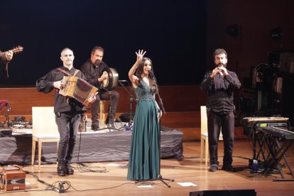 El grup Luar Na Lubre, divendres a l’Auditori.