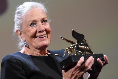 La veterana actriu britànica Vanessa Redgrave va agrair en un fluid italià el reconeixement.