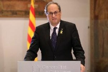 Torra lamenta que la DUI no se hiciera efectiva pero rechaza 