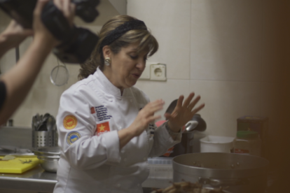 Carme Mora, del restaurant Els Fogons de la Carme de Cervià.