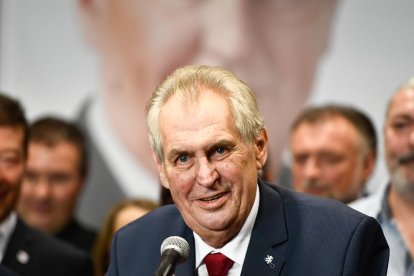 El president de la República Txeca, Milos Zeman.