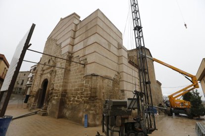 L’aspecte actual de l’església de Sant Pere de Rosselló.