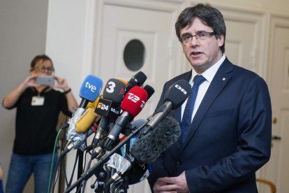 L'expresident de la Generalitat Carles Puigdemont