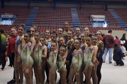 El Club Inef Lleida participa a l’Estatal de gimnàstica estètica