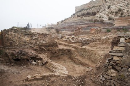 Els treballs han definit l’antic perímetre del castell.