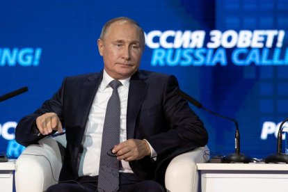 El president rus, Vladímir Putin, va defensar l’ús de la força contra els vaixells ucraïnesos.