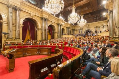 El último pleno del Parlamento