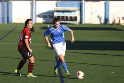 Una jugada del partido que enfrentó al AEM y el Pallejà.