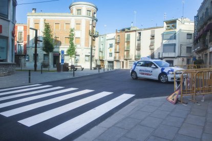 La zona de la capital de la Segarra en la que se está actuando.