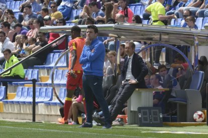 Gerard Albadajalejo, el pasado domingo en el campo del Hércules.