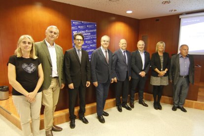 Participantes en la sesión de ayer del Congreso en la UdL.