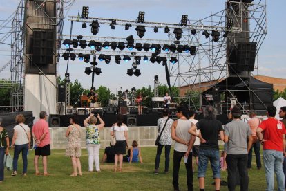 El grupo Kids from the 90’s estrenó ayer a media tarde los conciertos de la primera jornada del festival.