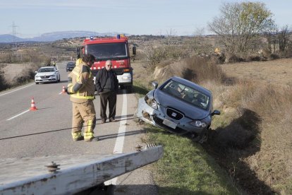 Dos ferits lleus a Guissona