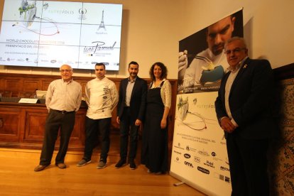 Un momento de la presentación del proyecto ayer en el IEI. 