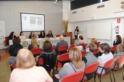 Un moment de la jornada informativa sobre dones rurals.