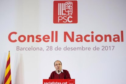 El líder del PSC, Miquel Iceta.