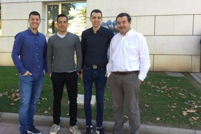 Iván Teixidó, Xavier Estrada, Antonio Expósito y Francesc Solsona.