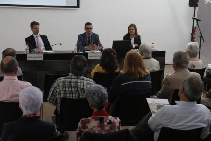 Un moment de l’acte, que va tenir lloc a CaixaForum.