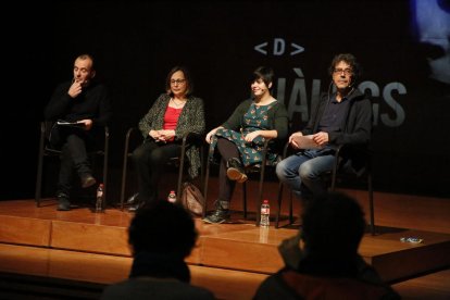 Un momento del debate ‘Cultura i infància’ del Espai Orfeó. 