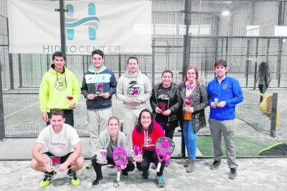 Competición de pádel en el CT Balaguer