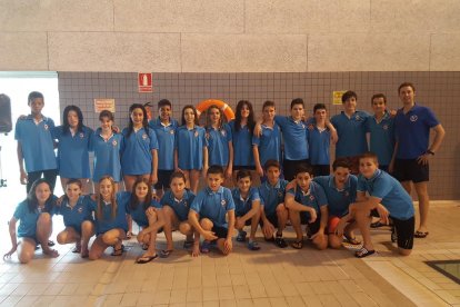 Sisena jornada de la Lliga alevina de natació a Tàrrega