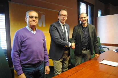 Josep Lavín, Marc Solsona i David Gall.