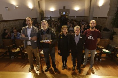 Àlex de Sàrraga, segon per l’esquerra, va ser un dels premiats.