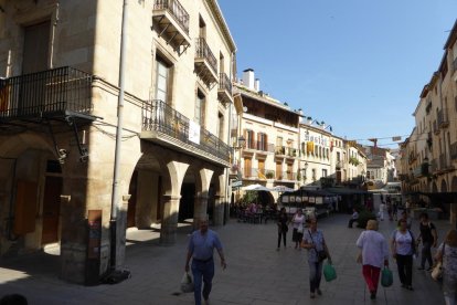 La plaça Major de les Borges Blanques