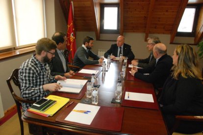 Reunión entre el Conselh Generau y la Fundació Pere Tarrés.