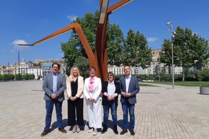 Els cinc primers membres de la candidatura de Ciutadans.