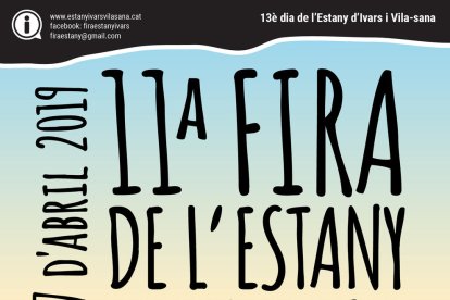 Cartell de la 11 Fira de l'Estany d'Ivars