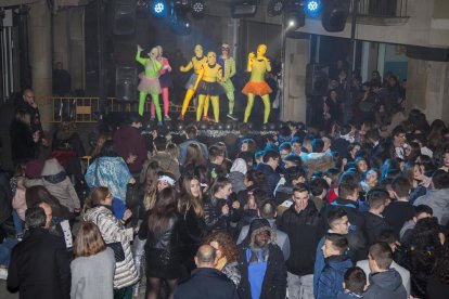 Imagen de la fiesta de fin de año en Tàrrega. 